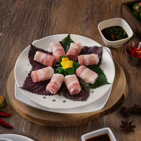 Ba chỉ bò hấp khổ qua - Ảnh 4