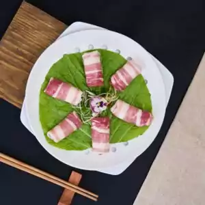 Ba rọi cuộn cá
