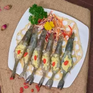 Tôm hấp phô mai