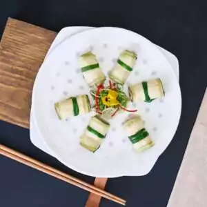 Cà tím cuộn tôm