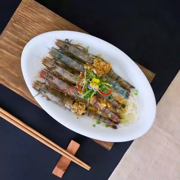 Tôm Hấp Miến