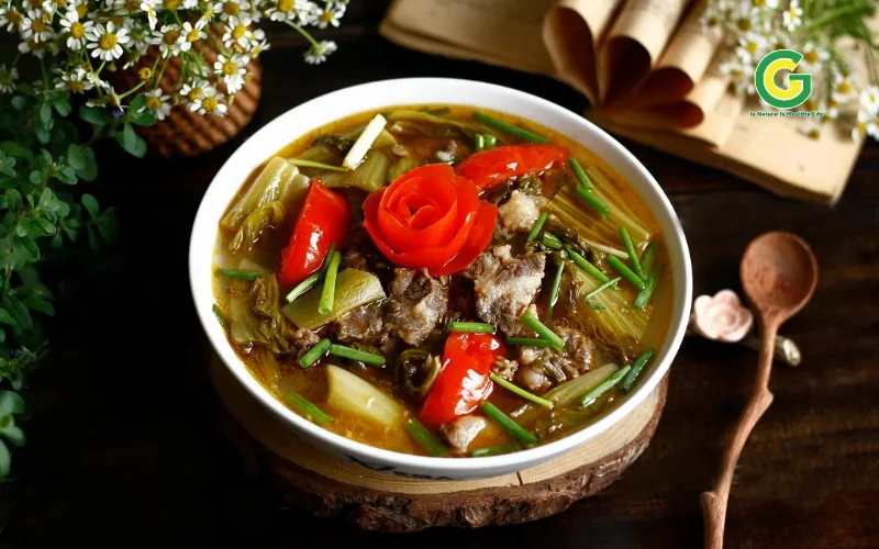 Dẻ Sườn Bò Nấu Dưa