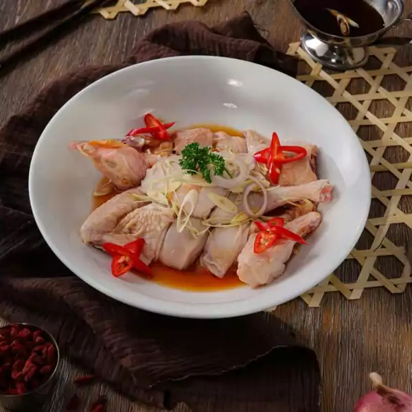 Gà Hấp Mắm Nhĩ