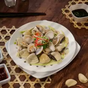 Nghêu Hấp Sả