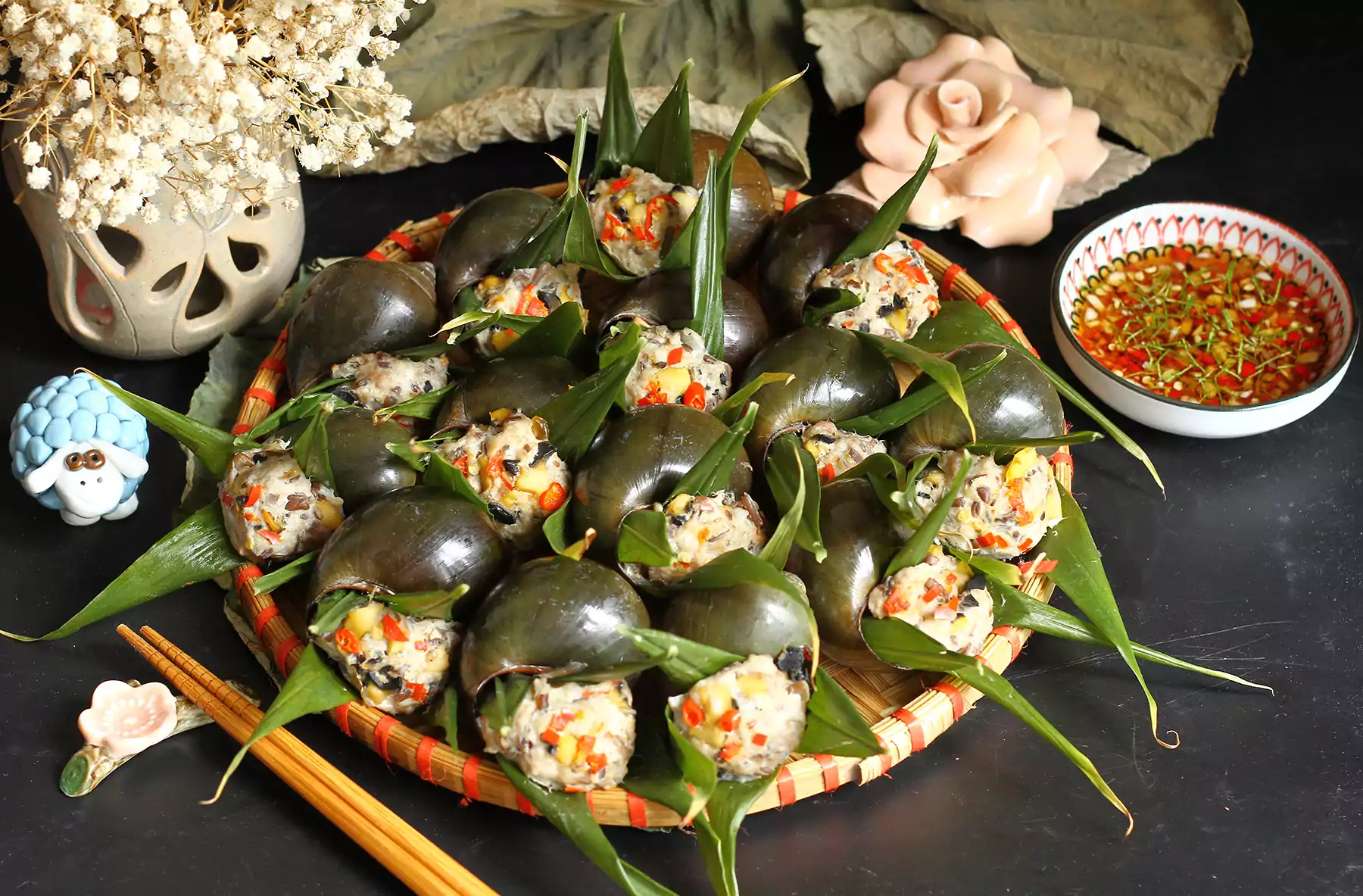 Hướng dẫn cách làm ốc bươu nhồi thịt