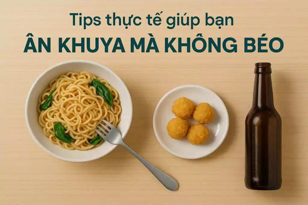 Tips thực tế giúp bạn “ăn khuya mà không béo