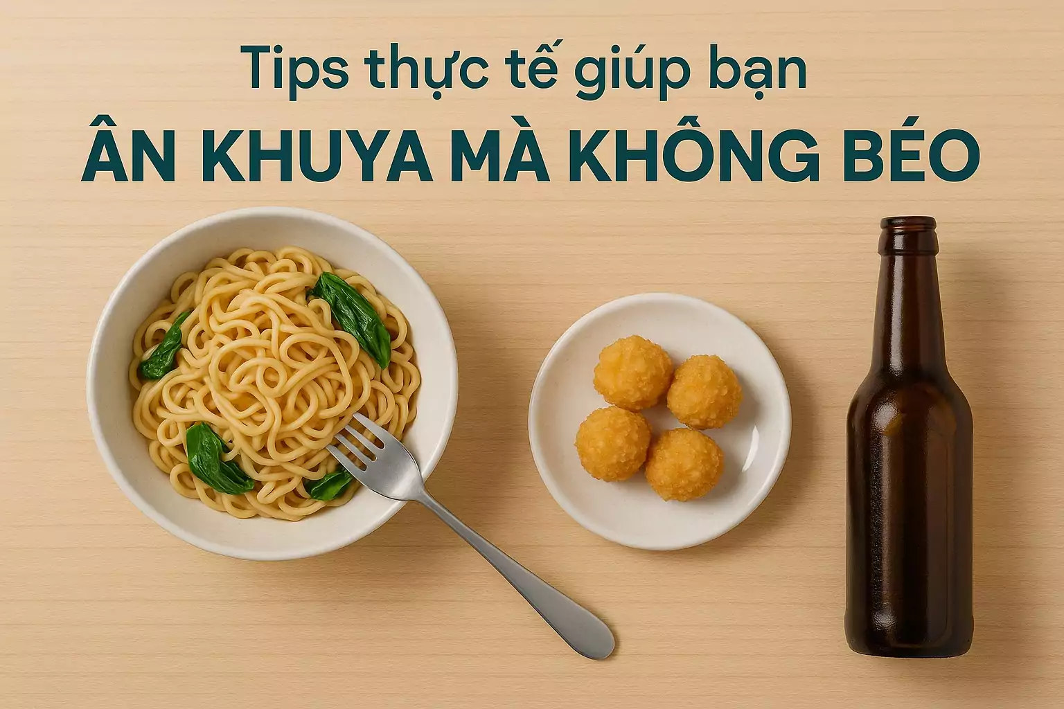 Tips thực tế giúp bạn “ăn khuya mà không béo
