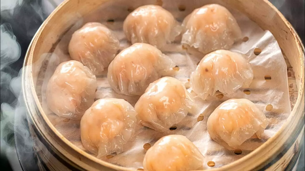 há cảo tôm đặc biệt