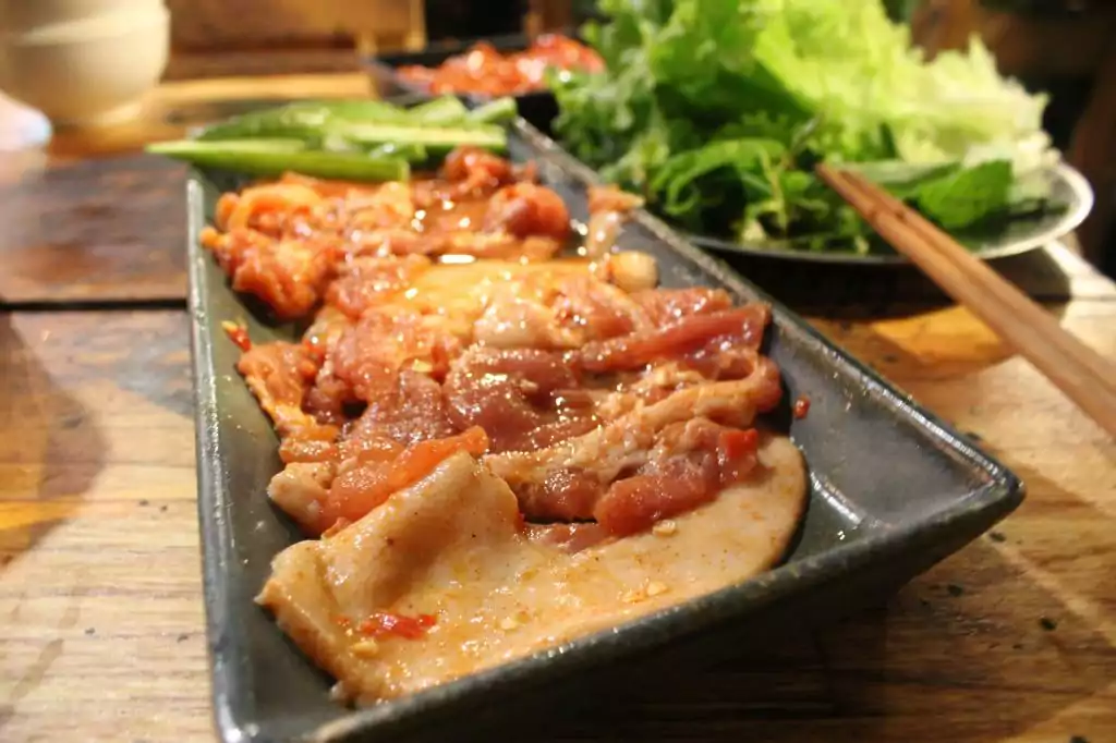 Nầm heo nướng