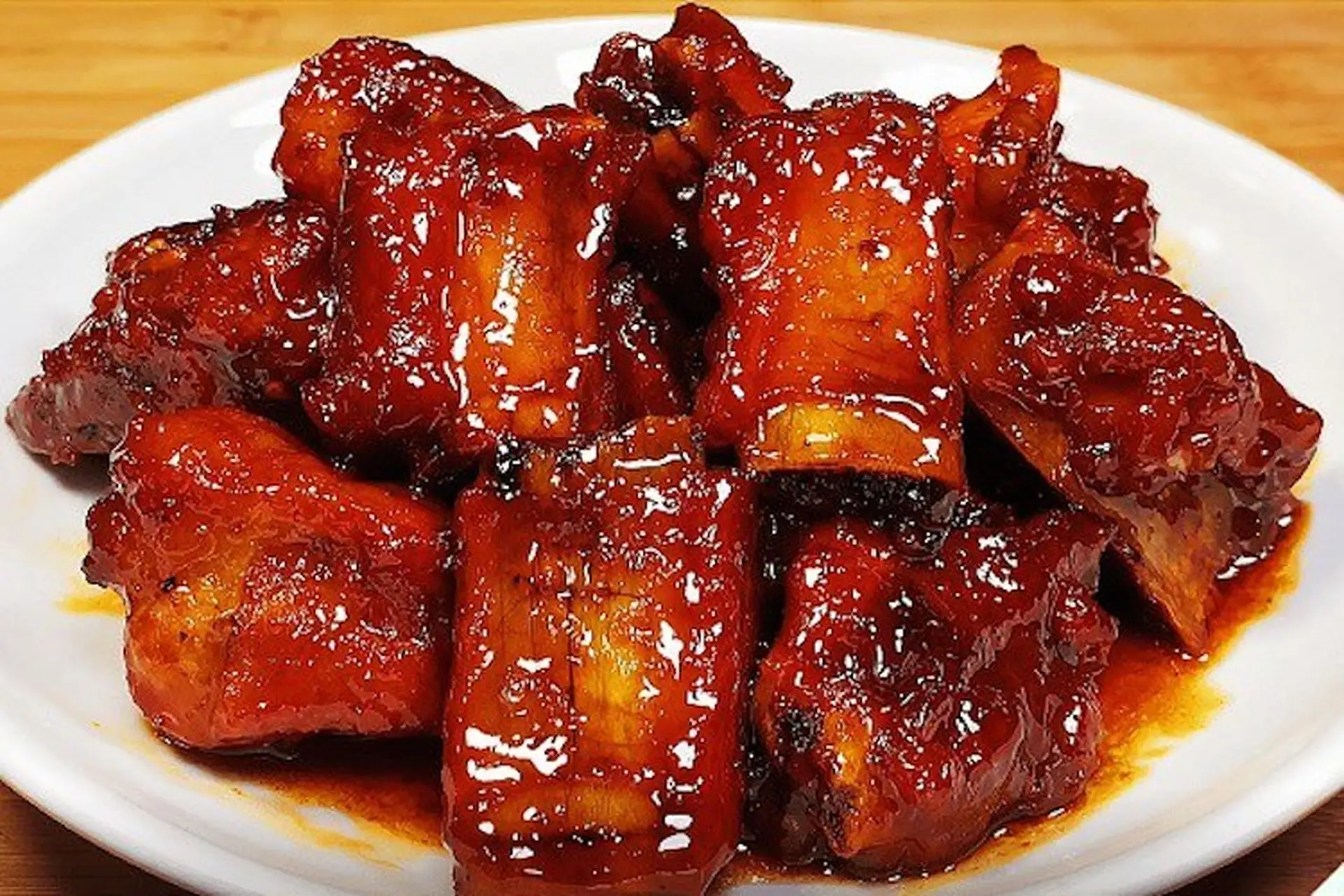 sườn non xào chua ngọt